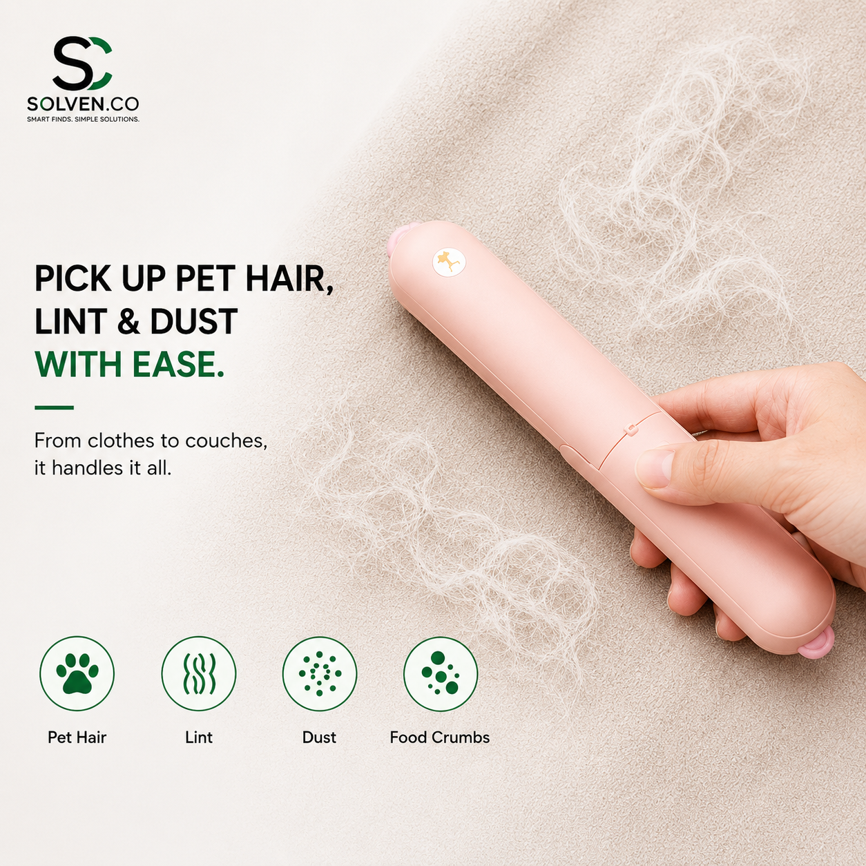 Solven Co™ Reusable Washable Lint Roller