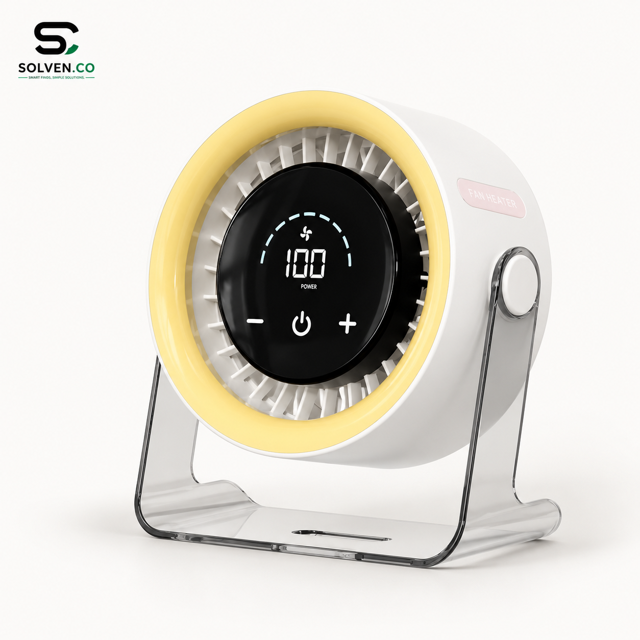 Solven Co™ TurboFlow Rechargeable Desk Fan